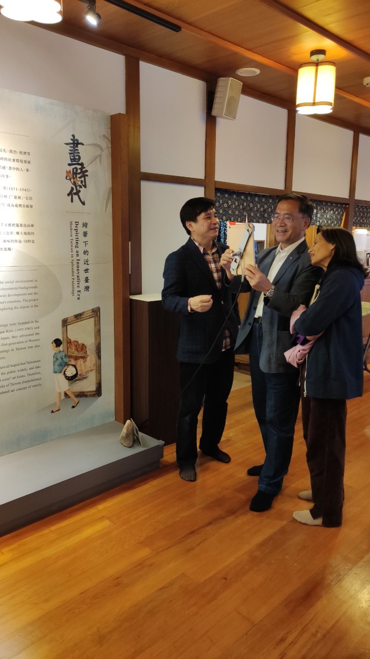蔡副市長賢伉儷私訪北投文物館